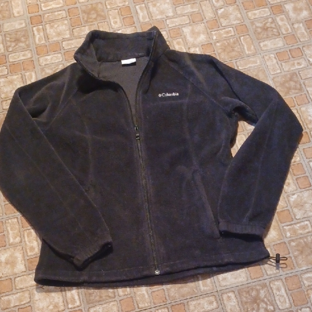 Columbia Black Fleece Jacket Women's Size Large